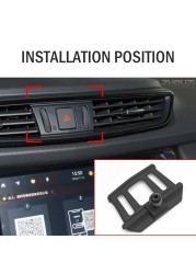 Car Mobile Phone Holder for Nissan X-Trail T32 Qashqai J11 2014-2021Air Vent Stand GPS Gravity Navigation Bracket Accessories