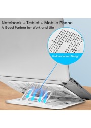 Adjustable Laptop Stand Aluminum Foldable Notebook Support Laptop Base MacBook Pro Stand Portable Bracket Computer Accessories