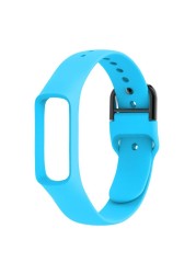 Anti-Scratch Soft Silicone Watch Band Wrist Strap Replacement For Samsung Galaxy Fit-e R375 Smart Watch Bracelet Accessories