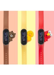 Applicable Cartoon Disney Mi Band 5 6 Smart Watch Wristband Mickey Minnie Stitch Cute Doll Adjustable Mi Band Replacement Strap