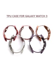 TPU Case For Galaxy Watch 4 45mm 41mm Silicone Protection Watchcase For Samsung Galaxy Watch 3 45mm 41mm Accessories Cover Bumber