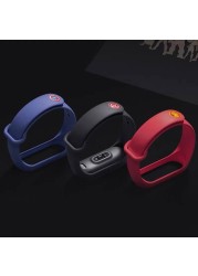 Suitable for Mi Band 3 4 Strap Marvel Spiderman Captain Dollar Iron Man Replacement Silicone Bracelet Mi Band 3 4 Wristband