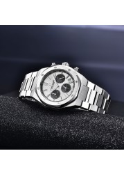 2022 New PAGANI Design Top Men's Watch Automatic Quartz Watch Japan VK63 Stainless Steel Business Luxury Sapphire Watch Relogio