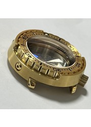 Heimdallr Watch Parts 47mm SBBN031 Black PVD Plated/Golden PVD Plated Stainless Steel Tuna Watch Case Sapphire Fit NH35/36 Movement