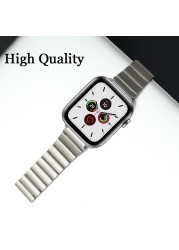 Titanium Strap For Apple Watch Band 44mm 42mm 40mm 38mm 45mm Pure Titanium Bracelet For Iwatch 7 6 Se 5 4 3 Series Accessories