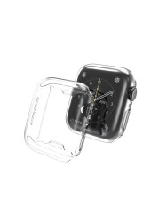 شاشة حامي غطاء للحماية حالة ل iWatch أبل ووتش سلسلة 7 6 5 4 3 2 SE 41 40 45 44 مللي متر 41 مللي متر 45 مللي متر 40 مللي متر 42 مللي متر 38 مللي متر 44 مللي متر