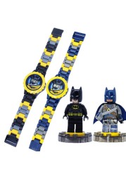 Animation Batman Children Building Block Assembly Watch Doll Kids Detachable Building Blocks Toy Clock Children Birthday Gifts