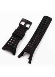 Watch Accessories Silicone Rubber Strap For Suunto Ambit 3 Peak - Ambit 2, Men's Rubber Watch Band