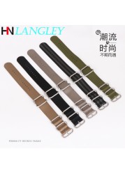 26mm Nylon Watch Strap, For Garmin Fenix3/3HR/5X/6X Plus Finesse 935 60S Nylon Canvas Watch Strap Shining MK1 D2 Bravo