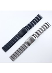 Titanium Metal Steel Clasp Strap For Samsung Galaxy Watch 3 45mm Band GalaxyWatch 46mm/Gear S3 Watchband Bracelet Wristband