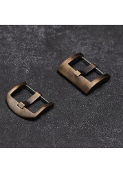 CUSN8 Bronze Buckle, 18 20 22 24 26mm Suitable Leather Strap Buckle, Bronze Watch Accessories