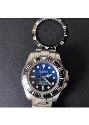 40mm bezel mens watches replacement accessories watch face bezel ceramic insert for 44mm sub automatic sea diving 40mm