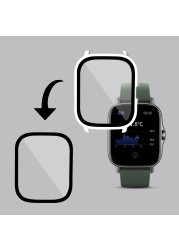 حافظة حماية من الزجاج المقسى لهاتف Huami Amazfit GTS 2 واقي للشاشة تغطية كاملة من الزجاج حافظة ممتص للصدمات من Amazfit GTS 2