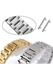 No Gaps Stainless Steel Strap For Samsung Galaxy Watch 4 Classic 42mm 46mm Compatible Galaxy Watch 4 Band Metal Luxury Bracelet