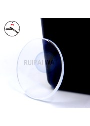 Light blue coated watch glass, double dome, 2.0mm thick, concave metal, watch spare parts