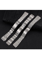 Stainless Steel Watch Band 19mm 20mm Strap Wristband Watch Strap Depolyment Watch Buckle Replacement Wrist Strap For Seiko