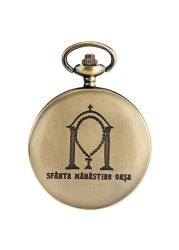 2022 New Production Personality Bronze Men's Pocket Watch With Luxurious Chain Quartz Watches Collections Souvenir