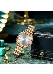 Women Watches New Women's Simplicity Casual Quartz Stainless Steel Band Watch Rose Ladies Wrist Watch Gift Montre Femme