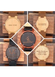 BOBOBIRD ZEBRA Wooden Watches Leather Band Watches For Men Casual Fashion Handmade Quartz Wristwatches Custom Logo Wooden Box