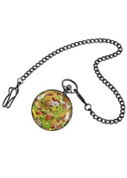 New accept custom men women unique quartz pocket watch with thick chain collectible watches graduation gift for classmates