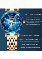 2022 Luxury Brand Diamond Women Watch Rhinestone Stylish Ladies Gold Watches Wrist Watch Women Watch Female XFCS