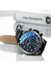 New Style Fashion Chronograph Waterproof Male Wrist Watch Male Business Watch Quartz Wristwatch Relogio Masculino 2022