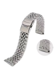 Stainless Steel Band Strap 22mm Folding Buckle Diving Men Sport Replacement Bracelet for Seiko Turtle SRP773 / 774 / 777