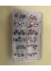 60 x watch crowns for all Carter silver/gold different diameter repair part