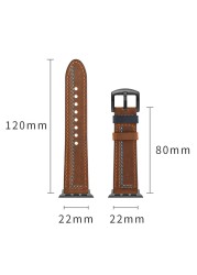 leather strap for apple watch band 44mm/40mm iwatch band 42mm/38mm correa bracelet strap apple watch strap series 6 se 5 4 3