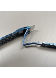 Genuine GMW-B5000 Blue Camouflage Titanium Watchband  With Tools and Scews