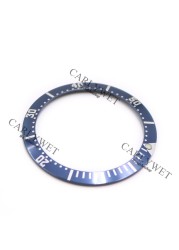 Rolamy wholesale high quality aluminum dark blue with white writing watch bezel insert for Omega Seamaster 2220