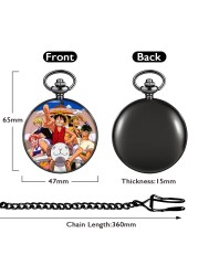 Custom Personalized Animation Personality Pattern Men's Quartz Pocket Watch Unique Unisex Watches Best Christmas Gifts for Male Friend