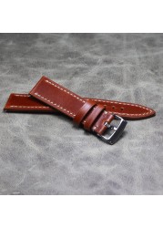 اليدوية جلد التمساح Watchband لينة جلد طبيعي حزام ساعة اليد 18 20 مللي متر ساعة عالية الجودة الفرقة الإفراج السريع معصمه الرجعية