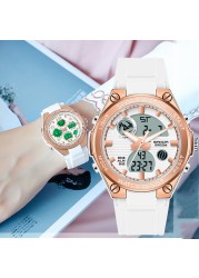 relogio feiminio Watch Women Luxury Rose Gold Women Men Sports Watches LED Electronic Digital Wristwatch Waterproof Watch reloj mujer