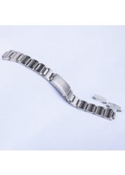 19mm Vintage 316L Hollow Curved End Watch Strap Band Bracelet for Seiko Watch 6139-6002 6000 6001 6005 6032 Chrono