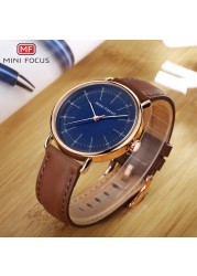 Men's Quartz Watches 2020 Waterproof Luxury Brand Men's Watch Classic Dress Fashion Casual Small Focus Genuine Leather Strap