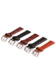 Z08 Watch Band Genuine Leather Straps 10-24mm Watch Accessories High Quality Brown Colors Watchbands