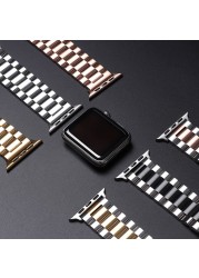 Metal Strap for Apple Watch Band 44mm 42mm 40mm 38mm Stainless Steel Bracelet for iWatch 6 SE 5 4 3 2 1 Series Accessories