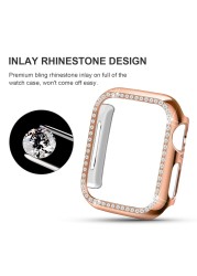 case + dress bracelet for apple watch band 40mm 41mm 38mm 45mm 44mm 42mm 38mm metal strap watchband iWatch serie 3 4 5 6 se 7 strap