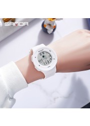 SANDA 2022 New Fashion Sport Women's Watches Digital Watch Waterproof Female Watch 5ATM Waterproof Relogio Feminino 2121