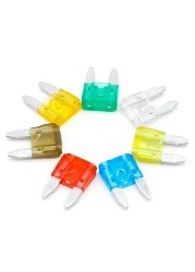 35pcs Mixed Mini Blade Fuse Auto Car 5 7.5 10 15 20 25 30 Amp