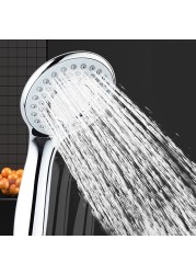 Zhangji Water Saving Rainfall Adjustable 3 Modes High Pressure Shower Head Mist Massage Bathroom Accessories ABS Shower