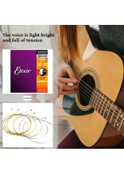 Anti-rust acoustic guitar strings Electric guitar strings 16027 Phosphorous Bronze 11027 80/20 Bronze 12002 Nickel