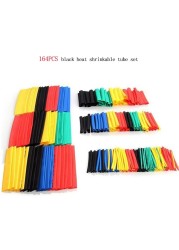 168pcs/pack Thermoresistant Tube Heat Shrink Wrap Kit Shrin Tubing Assorted Size Wire Cable Insulation Sleeving Sleeve