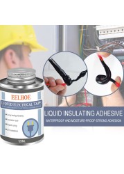 30/125ML Electrical Tape Liquid Insulation Sealant Electronic Sealant High Temperature Resistant Glue Dry Seal