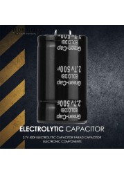 2.7V 500F 35x60mm Super Farad Capacitor Wide Scope of Metal Application Electrolytic Capacitor for Automotive Circuit