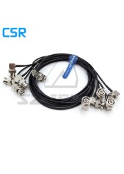 BNC Plug to BNC Elbow Plugs, SDI Pigtail. Camera RF Coaxial Cable , 50 Ohm Camera Video Signal SDI Transmission Line