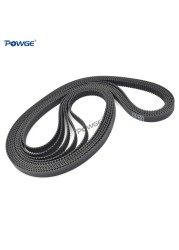 POWGE 2MGT G2M 2GT Synchronous timing belt pitch length 660/670/676/696/700/710/724/726/730 width 6/9mm rubber GT2 closed loop