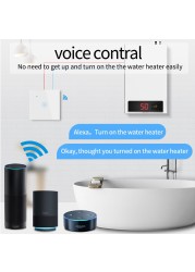 WiFi Smart Switch Water Heater Tuya EU/UK/US/Brazil Standard Luxury Glass Voice Control Touch Alexa Smart Google Home Switches