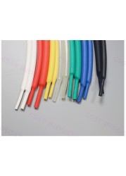 58m/lot 1.0/1.5/2.0/2.5/3.0/5.0/7.0/10.0/14/20mm heat shrink tubing ratio 2:1 package tube insulation cable sleeve